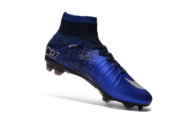 Nike Mercurial Superfly Blue Black Speckle Firm-Ground Soccer Shoes 3
