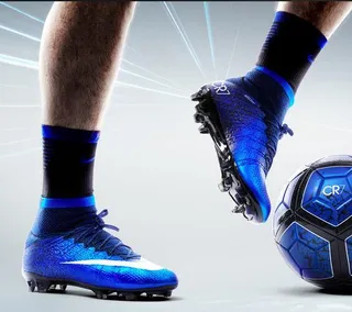 Nike Mercurial Superfly Blue Black Speckle Firm-Ground Soccer Shoes 12