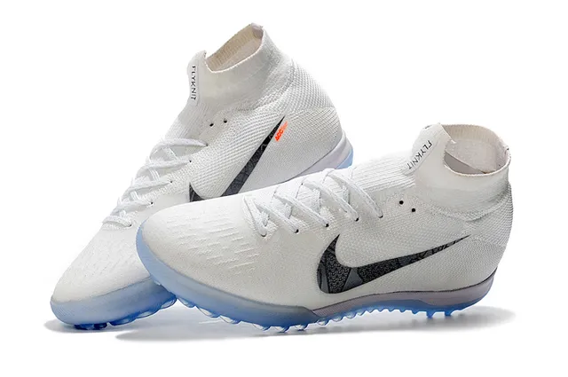 Nike Mercurial Superfly VI Elite TF White/Metallic Cool Grey Zapatos de fútbol para césped artificial 8
