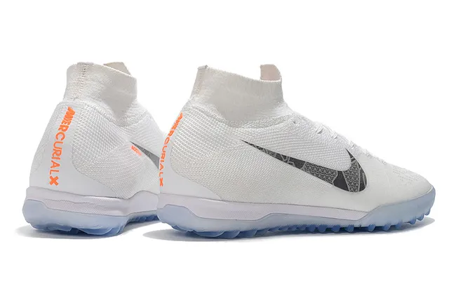 Nike Mercurial Superfly VI Elite TF White/Metallic Cool Grey Zapatos de fútbol para césped artificial 11