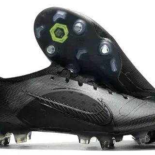 Nike Mercurial Vapor Black Lime Green Firm-Ground Soccer Shoes
