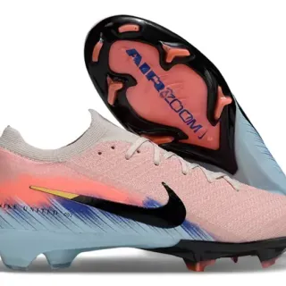 Nike Mercurial Vapor पिंक ब्लू निट अपर लो-कट कॉलर फर्म-ग्राउंड फुटबॉल जूते