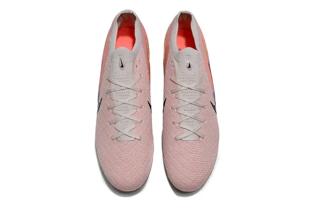 Nike Mercurial Vapor وردي أزرق Knit Upper Low-Cut Collar Firm-Ground أحذية كرة القدم 11