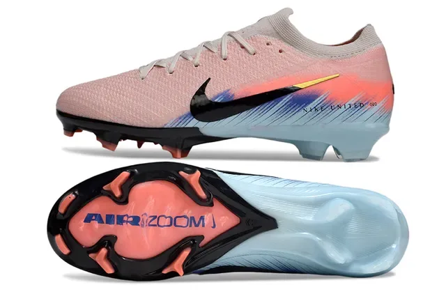 Nike Mercurial Vapor وردي أزرق Knit Upper Low-Cut Collar Firm-Ground أحذية كرة القدم 14