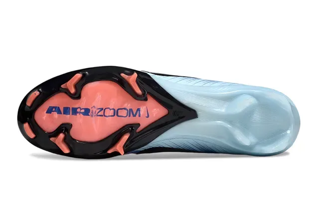 Nike Mercurial Vapor وردي أزرق Knit Upper Low-Cut Collar Firm-Ground أحذية كرة القدم 15