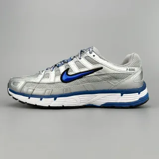 Nike P-6000 Argent et Bleu Chaussures de course