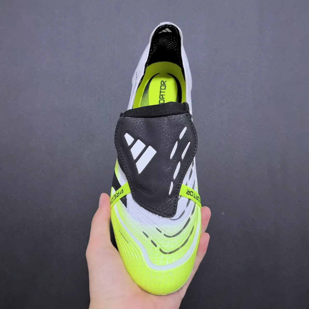 Nike Phantom GT Yellow Purple Neon Textured Upper Black Synthetic Cage Firm-Ground Soccer Shoes 2