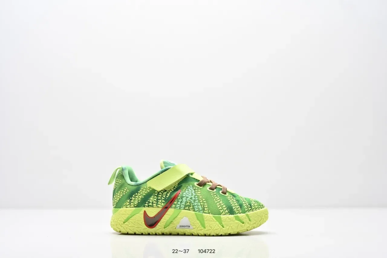 Nike Pink and Mint Green Knit Strap Sneakers 8