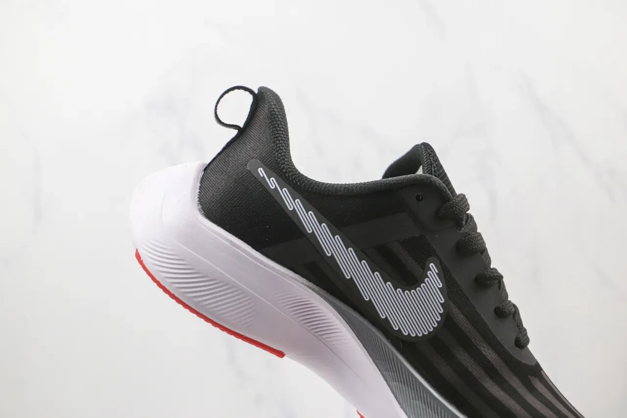 Nike Running Shoe Black White Red Gray Running Shoes 6