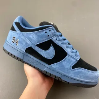 Nike SB Dunk Low '94' नीला काला सुड स्केटबोर्ड जूते