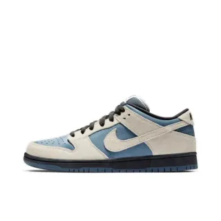 Nike SB Dunk Low बेज और नीला स्केटबोर्ड जूते