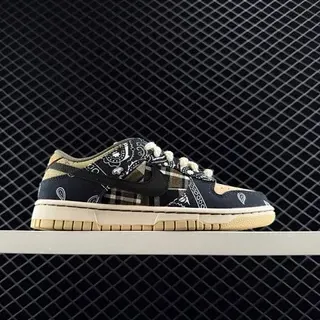Nike SB Dunk Low স্কেটবোর্ড জুতো নৌবাহিনী বেইজ ব্যান্ডানা চেক