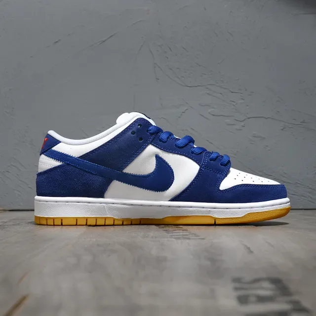Nike SB Dunk Low Zapatillas de Skateboard Blanco Azul Real Goma 6