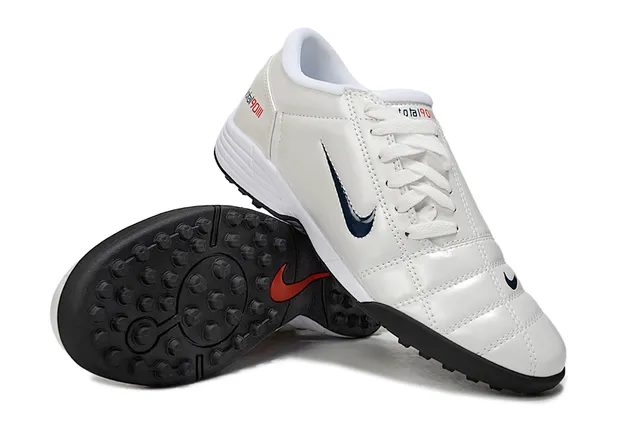 Nike Total 90 III White Navy Red Turf Soccer Shoes 4