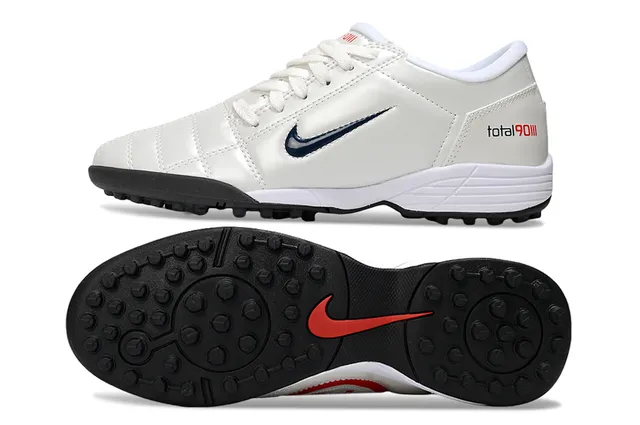 Nike Total 90 III White Navy Red Turf Soccer Shoes 6