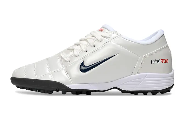 Nike Total 90 III White Navy Red Turf Soccer Shoes 7