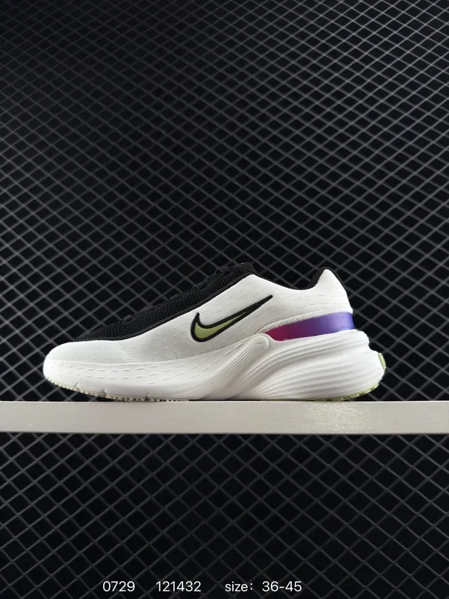 Nike Uplift SC White Black Purple Lifestyle Sneakers 6