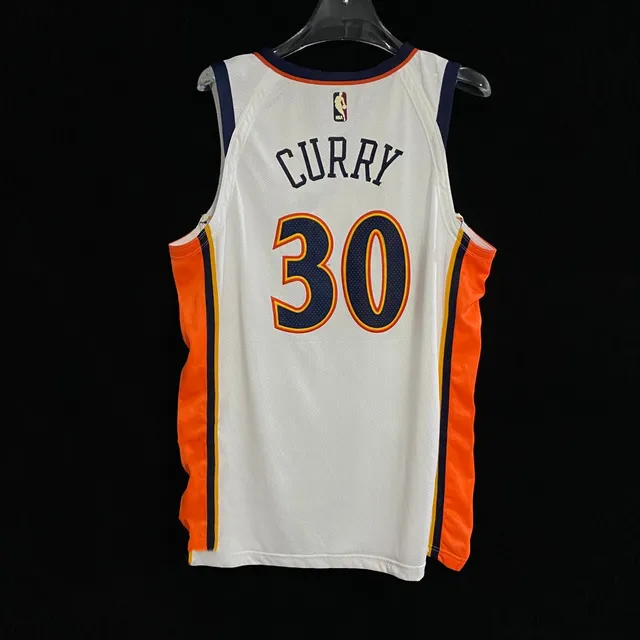 Nike Warriors We Believe Throwback Basketball Jersey 3