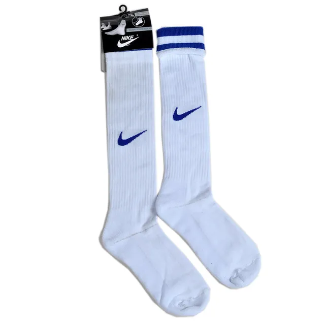 Nike blanco azul hasta la rodilla con ribete elástico calcetines 6