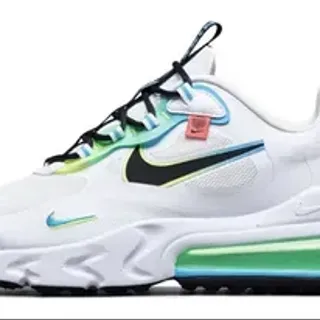 Nike Branco Verde Malha Superior Calcanhar Visível Air Unit Tênis Lifestyle