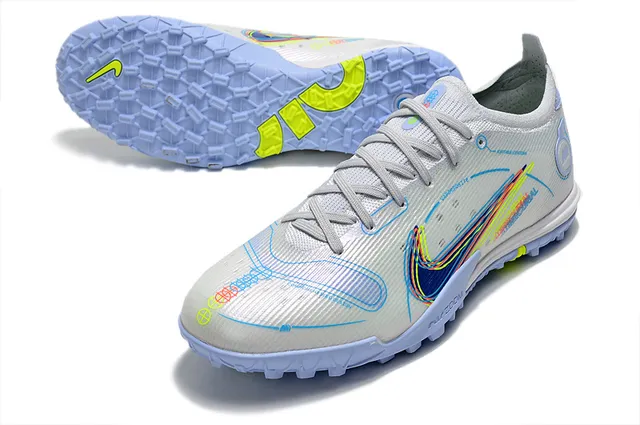 Nike Branco Rosa Baixo Corte Cleat Sola de Borracha Bicolor Grama Sapatos de Futebol 10