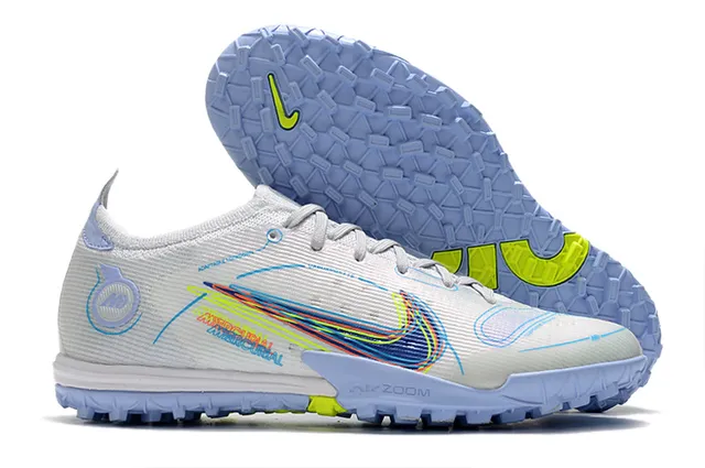 Nike Branco Rosa Baixo Corte Cleat Sola de Borracha Bicolor Grama Sapatos de Futebol 12