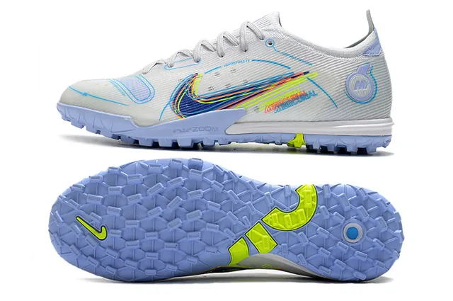 Nike Branco Rosa Baixo Corte Cleat Sola de Borracha Bicolor Grama Sapatos de Futebol 13