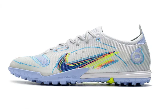 Nike Branco Rosa Baixo Corte Cleat Sola de Borracha Bicolor Grama Sapatos de Futebol 14