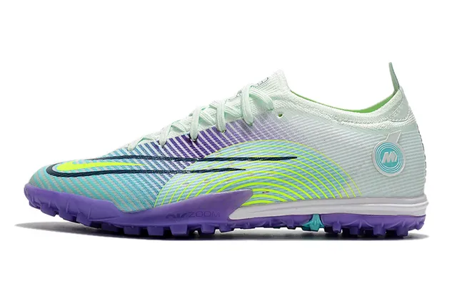 Nike Branco Rosa Baixo Corte Cleat Sola de Borracha Bicolor Grama Sapatos de Futebol 21