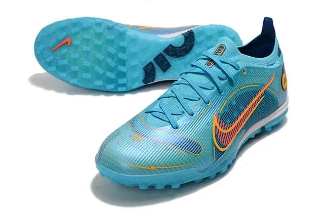 Nike Branco Rosa Baixo Corte Cleat Sola de Borracha Bicolor Grama Sapatos de Futebol 24
