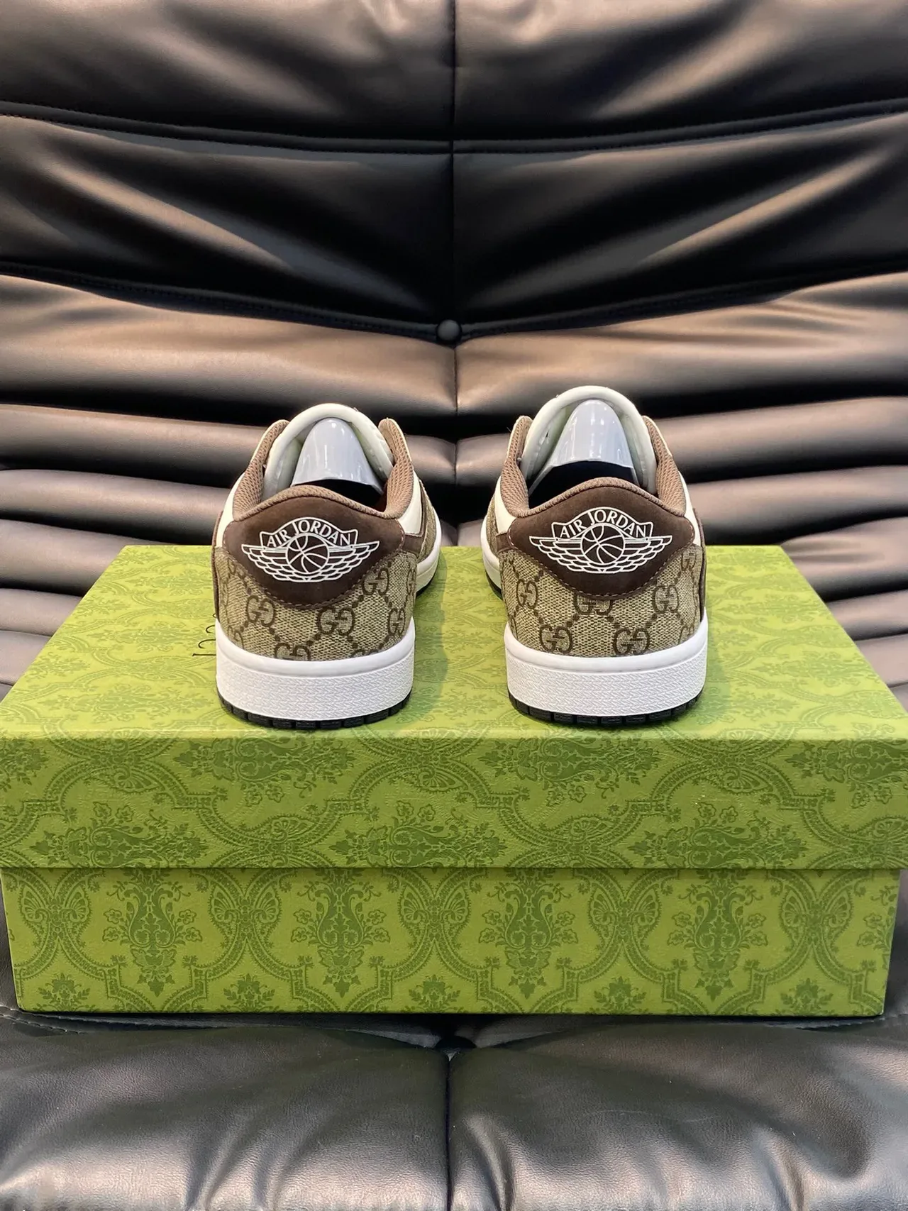 Nike x Gucci Air Force 1 Low GG Monogram Sneakers Lifestyle 5