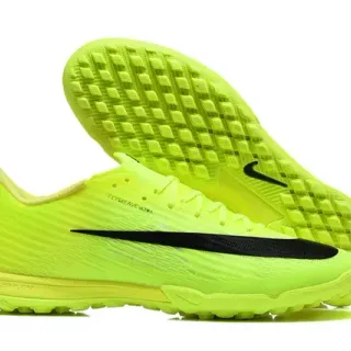 Nike Sapatos de Futebol turf amarelo preto low-cut upper sintético flyweave