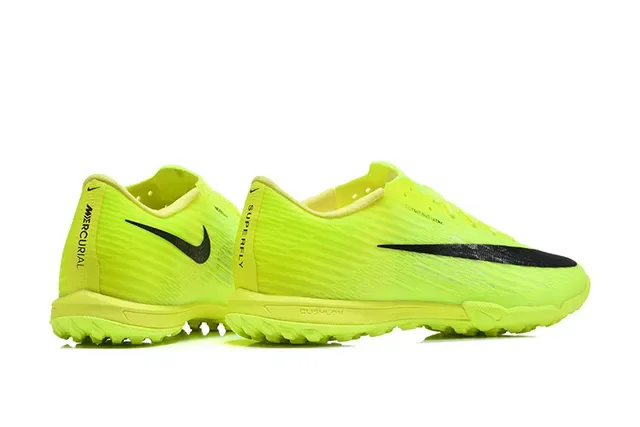 Nike Zapatillas de fútbol turf amarillo negro low-cut upper sintético flyweave 2