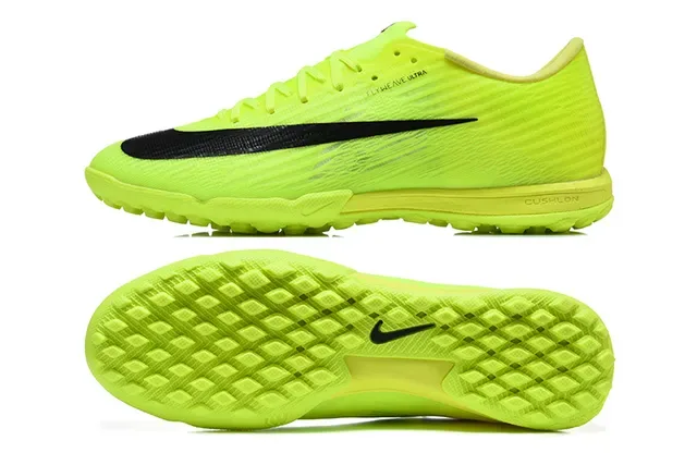 Nike Zapatillas de fútbol turf amarillo negro low-cut upper sintético flyweave 5