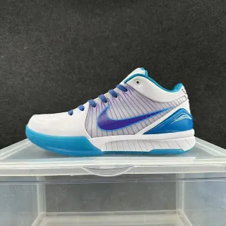 Nike Zoom Kobe IV सफेद नीला बैंगनी बास्केटबॉल जूते