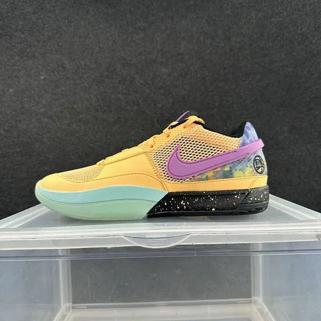 Nike Zoom Kobe IV Amarelo Roxo Tênis de Basquete 2