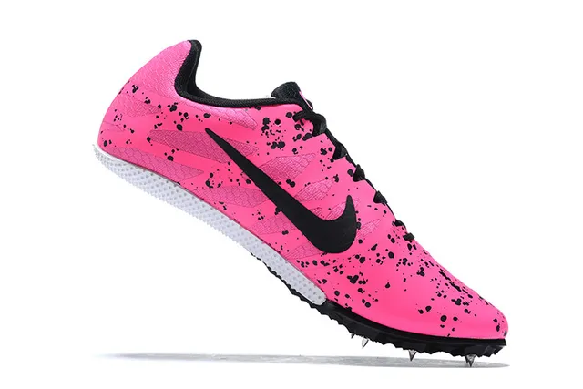 Nike Zoom Rival S Pink Speckle Track Spike Running Shoes 7