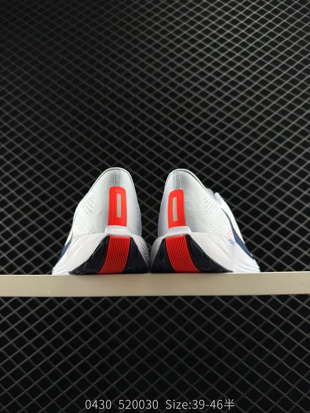 Nike ZoomX White Navy Red Running Shoes 4