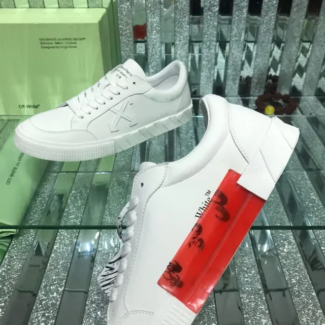 Off-White Arrow Low Top أبيض أحمر نمط حياة صناعي أحذية رياضية 6