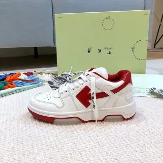 Off-White Arrow White and Red Lifestyle Sneakers