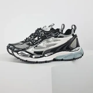 Off-White Black Sole Angular Cage Overlay Chunky Sneakers