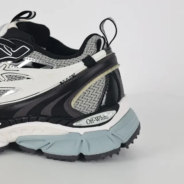 Off-White Black Sole Angular Cage Overlay Chunky Sneakers 4