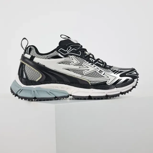 Off-White Black Sole Angular Cage Overlay Chunky Sneakers 7