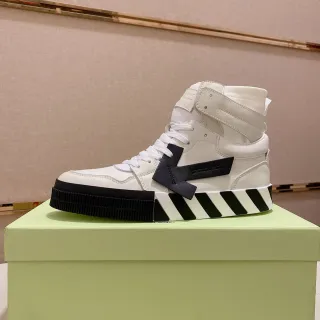 Off-White Industrial High-Top Sneaker White Black Lifestyle Sneakers