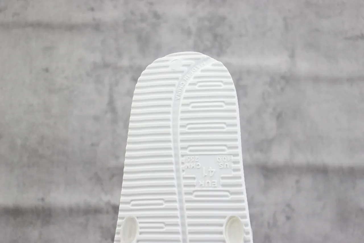 Off-White 白色半透明鞋带拖鞋 3
