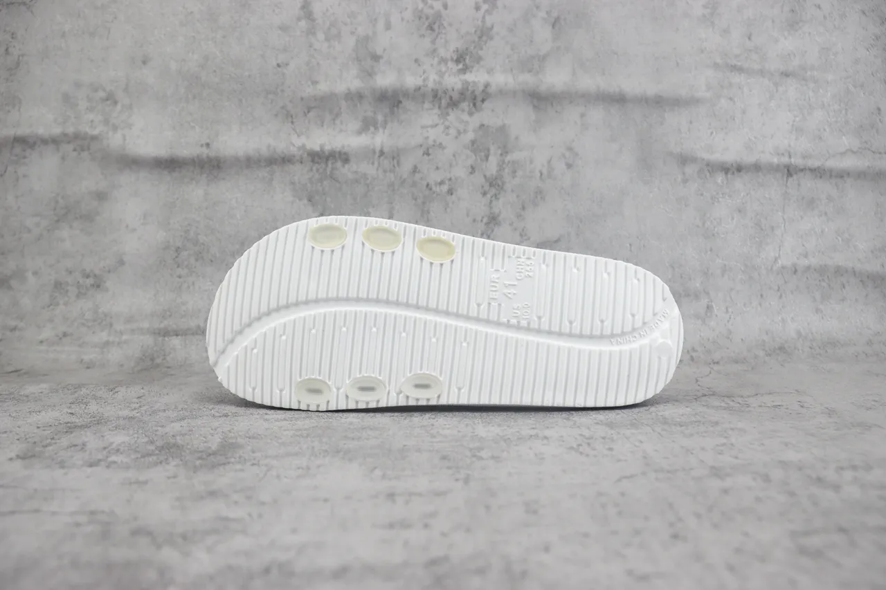 Off-White 白色半透明鞋带拖鞋 6