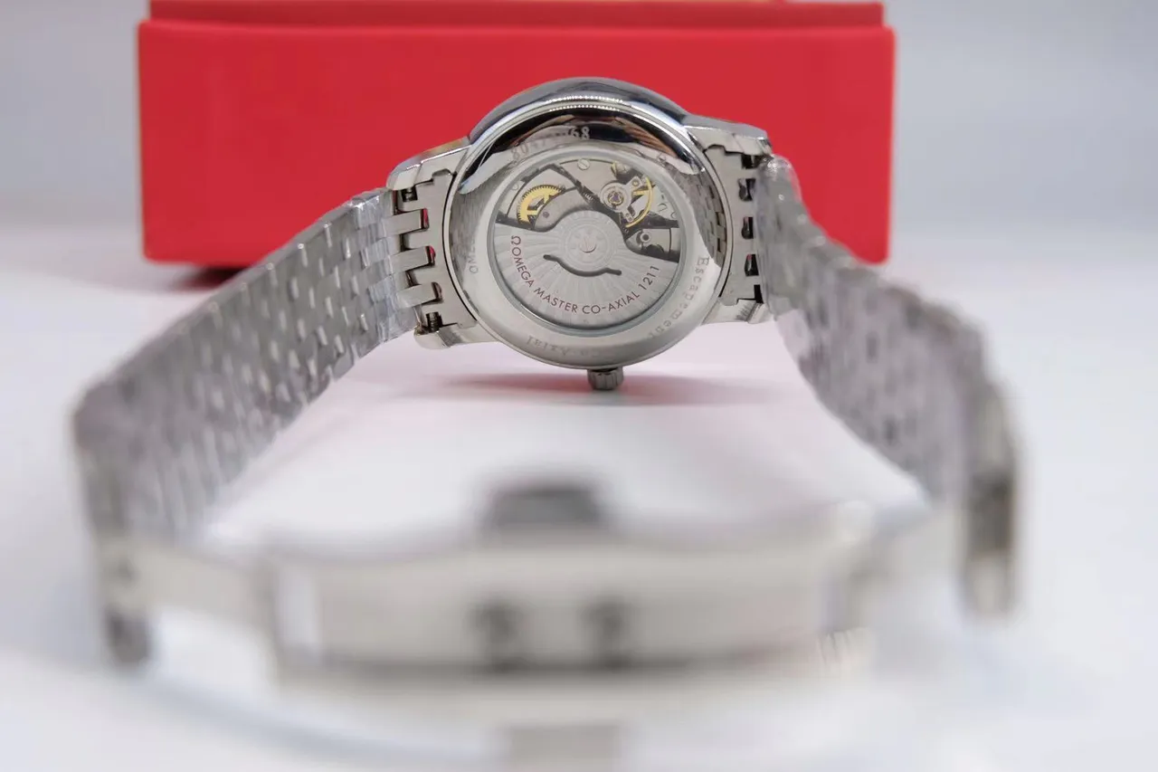 Omega De Ville Co-Axial Chronometer Silver Dial Mechanical Watch 7