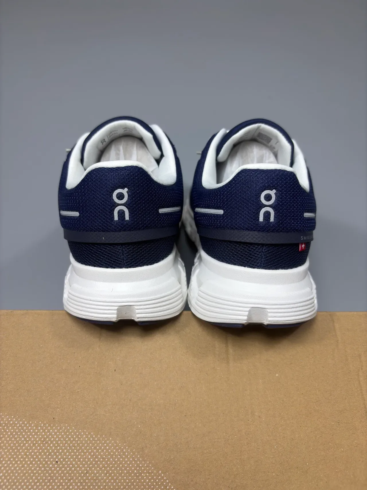On Cloud Azul Marino Malla Estilo de Vida Zapatillas 4