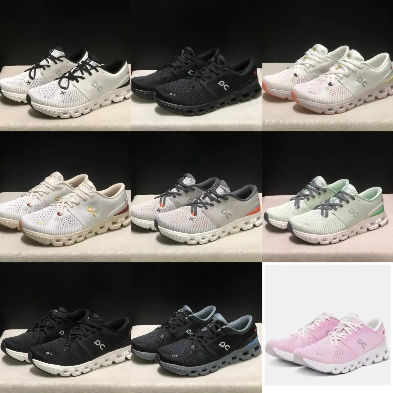 On Cloud Chaussures Lifestyle en Tricot Rose 2