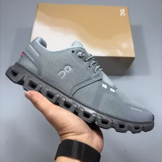 On Cloudmonster Gray Lifestyle Sneakers